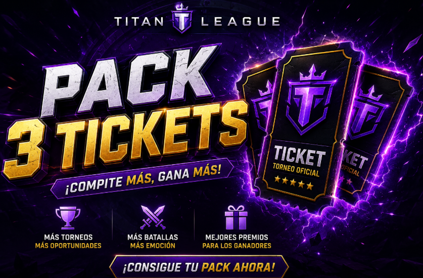PACK 3 TICKETS